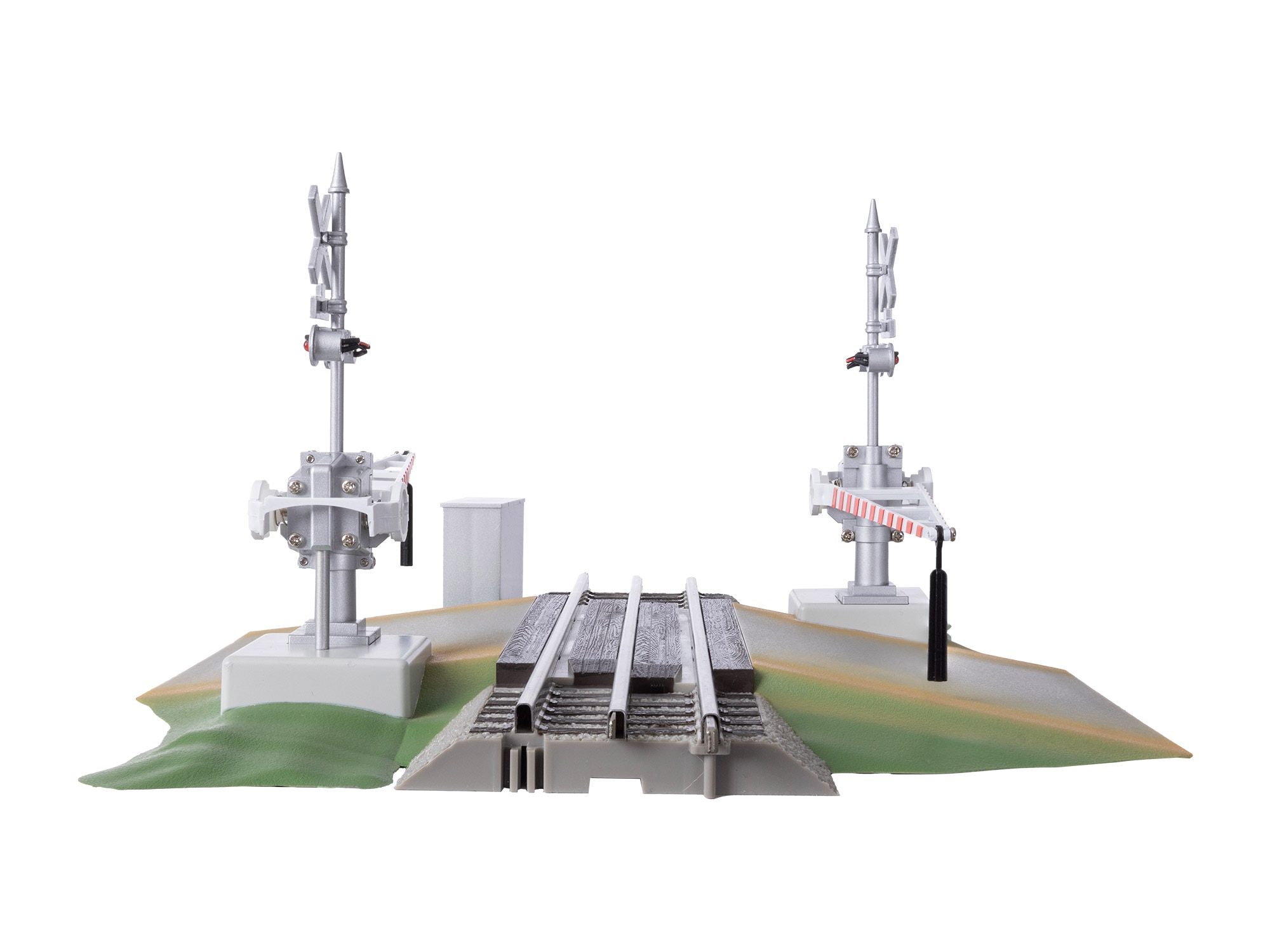FasTrack Grade Crossing with Gates & Flashers (UPDATED)