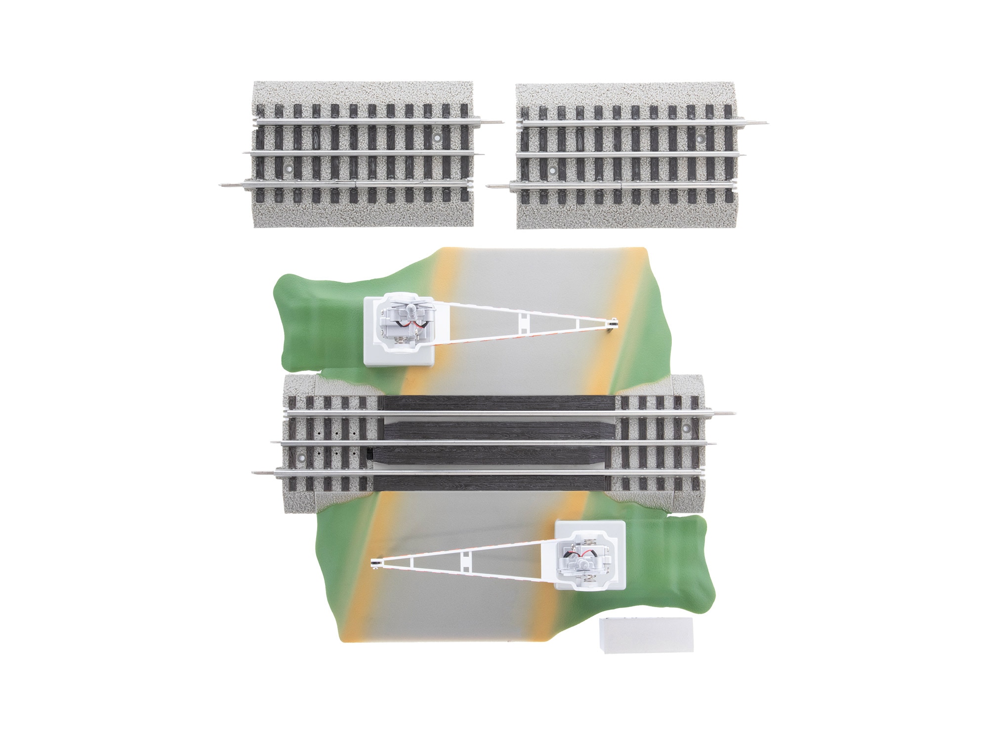 FasTrack Grade Crossing with Gates & Flashers (UPDATED)