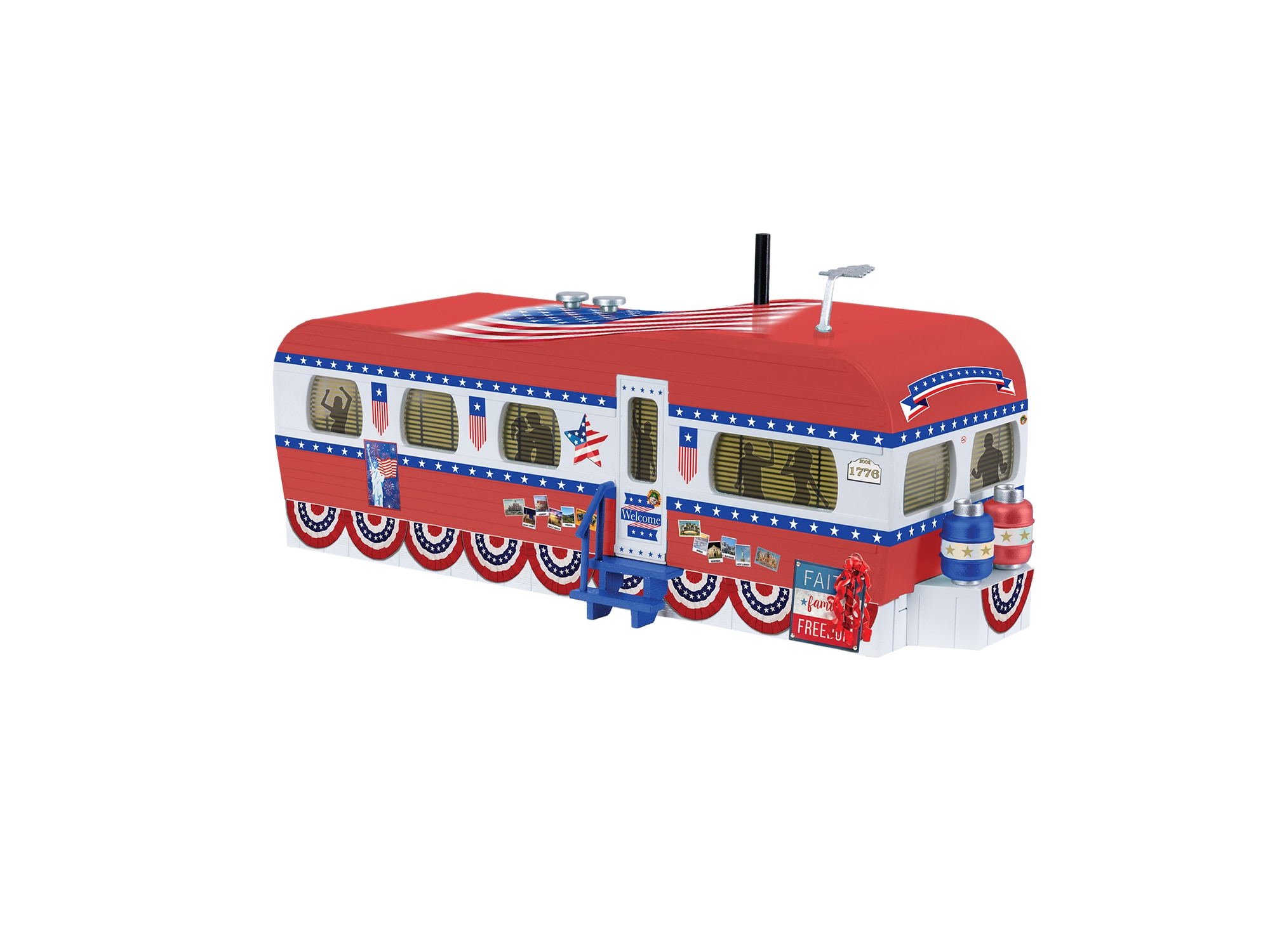 Patriotic Trailer Home