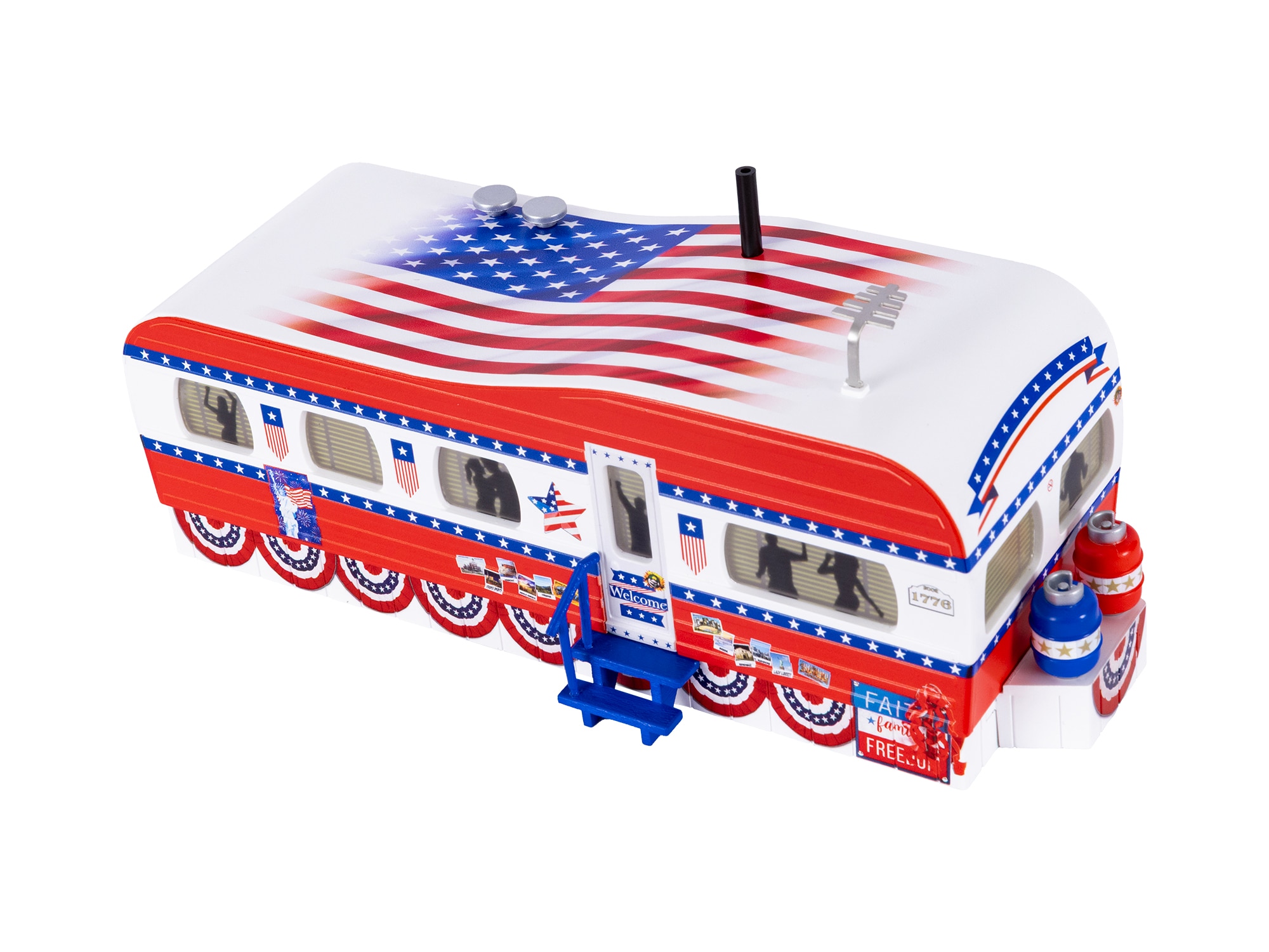 Patriotic Trailer Home