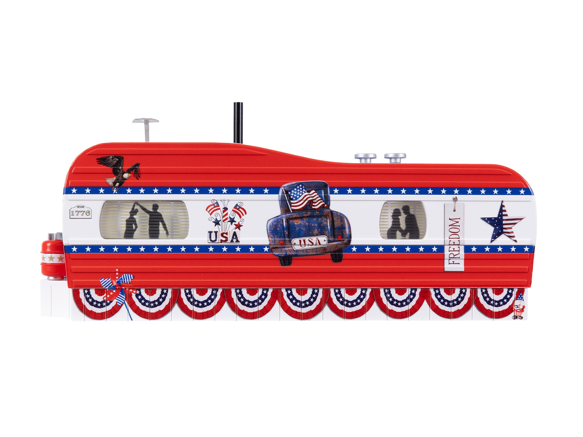 Patriotic Trailer Home