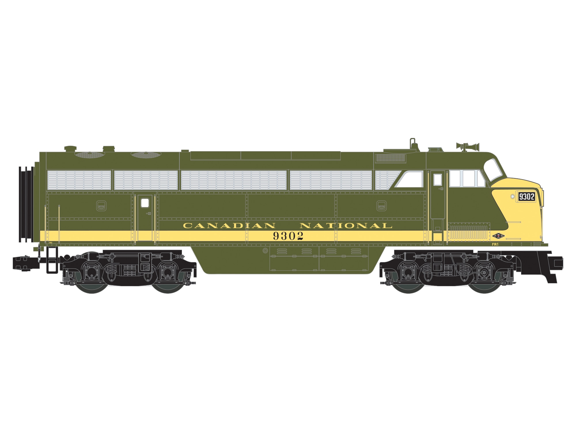 Canadian National LEGACY C Liner #9302