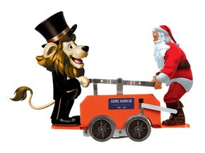 Lenny/Santa Handcar - Orange - Exclusive to Lionelstore.com!