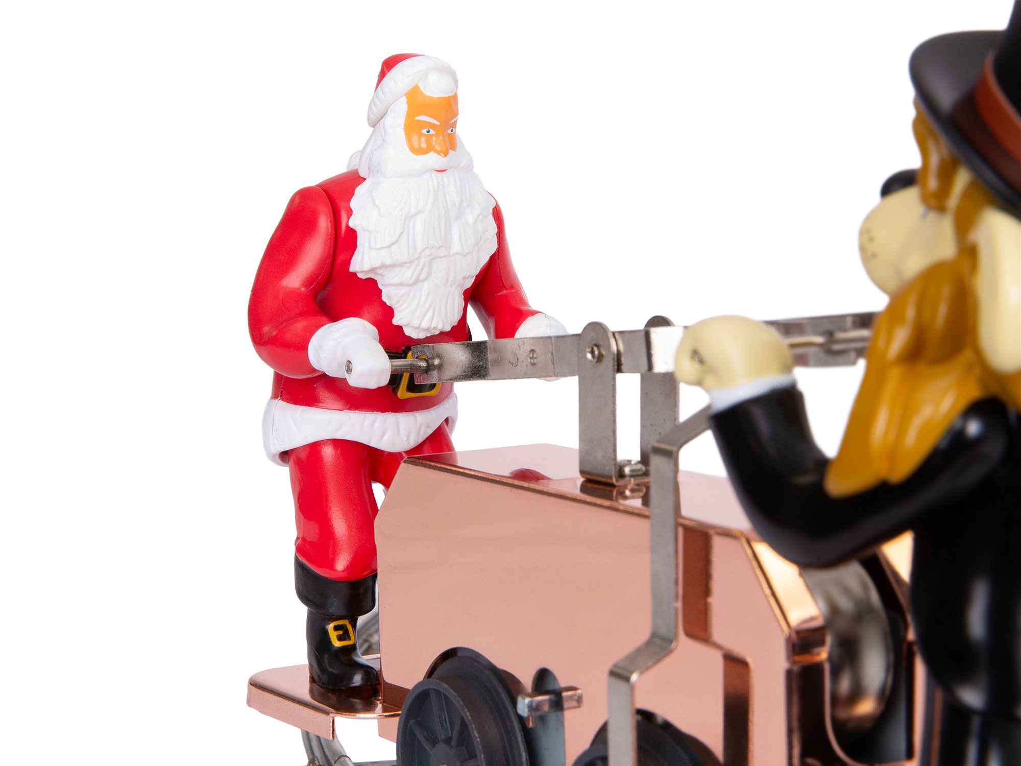 Lenny/Santa Handcar - Bronze