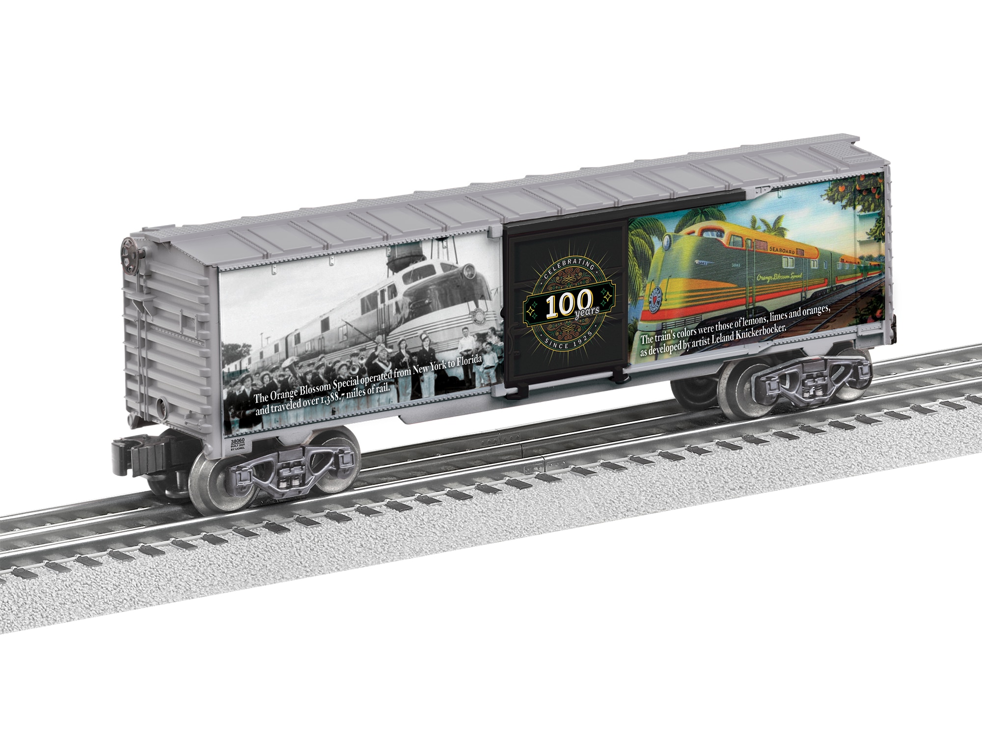 Orange Blossom Special 100th Anniversary boxcar