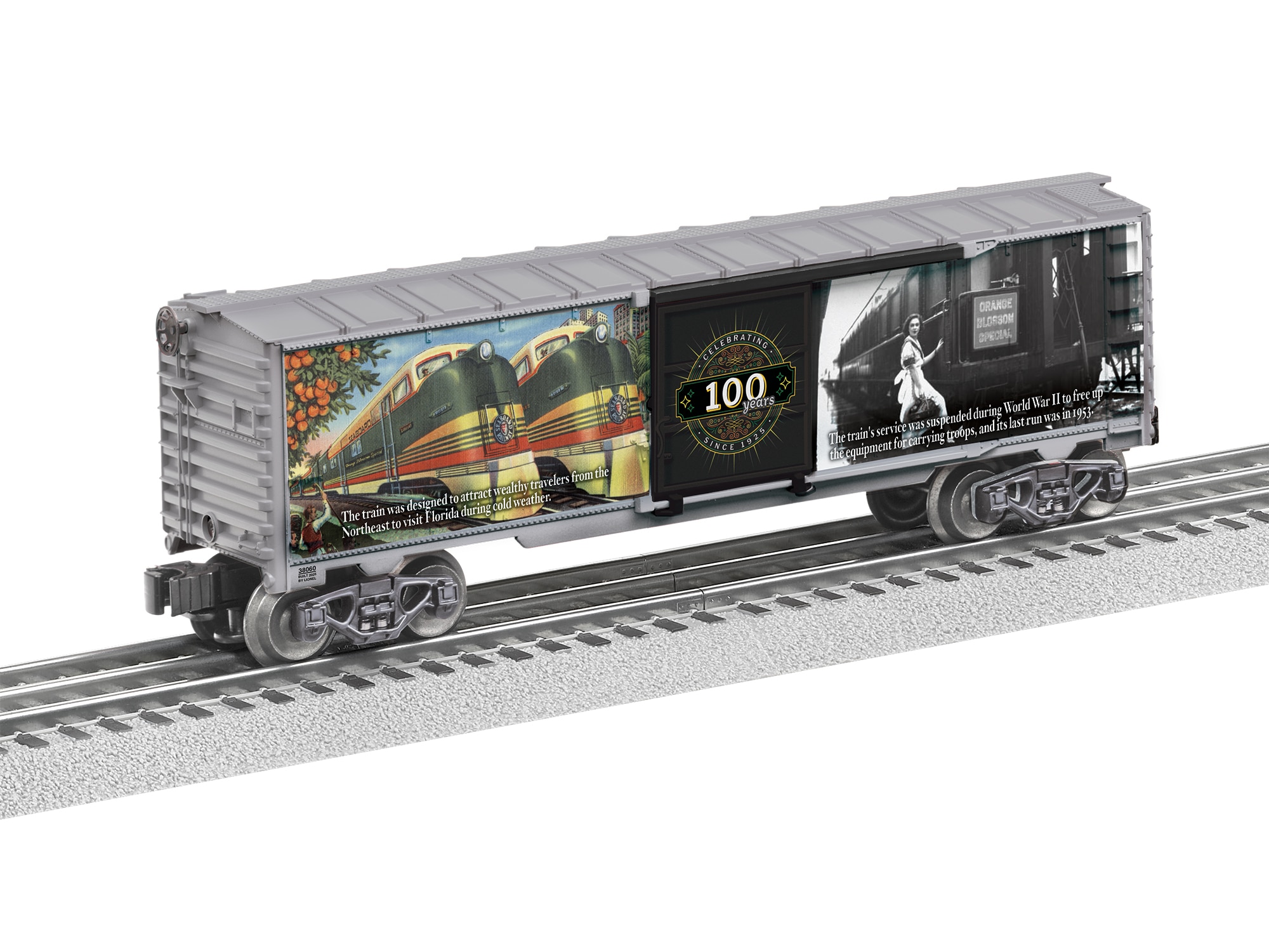 Orange Blossom Special 100th Anniversary boxcar