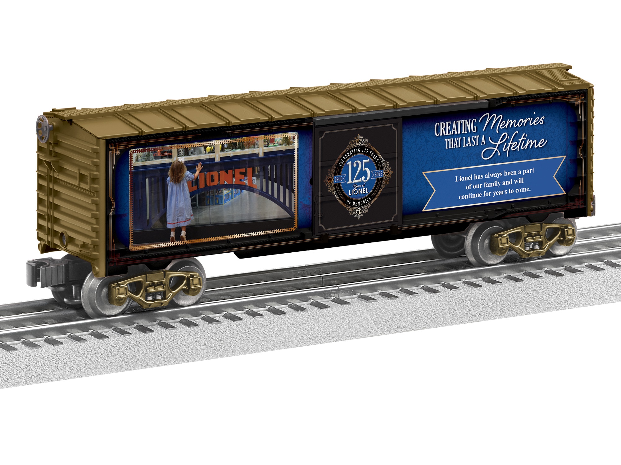 Lionel moment personalized boxcar