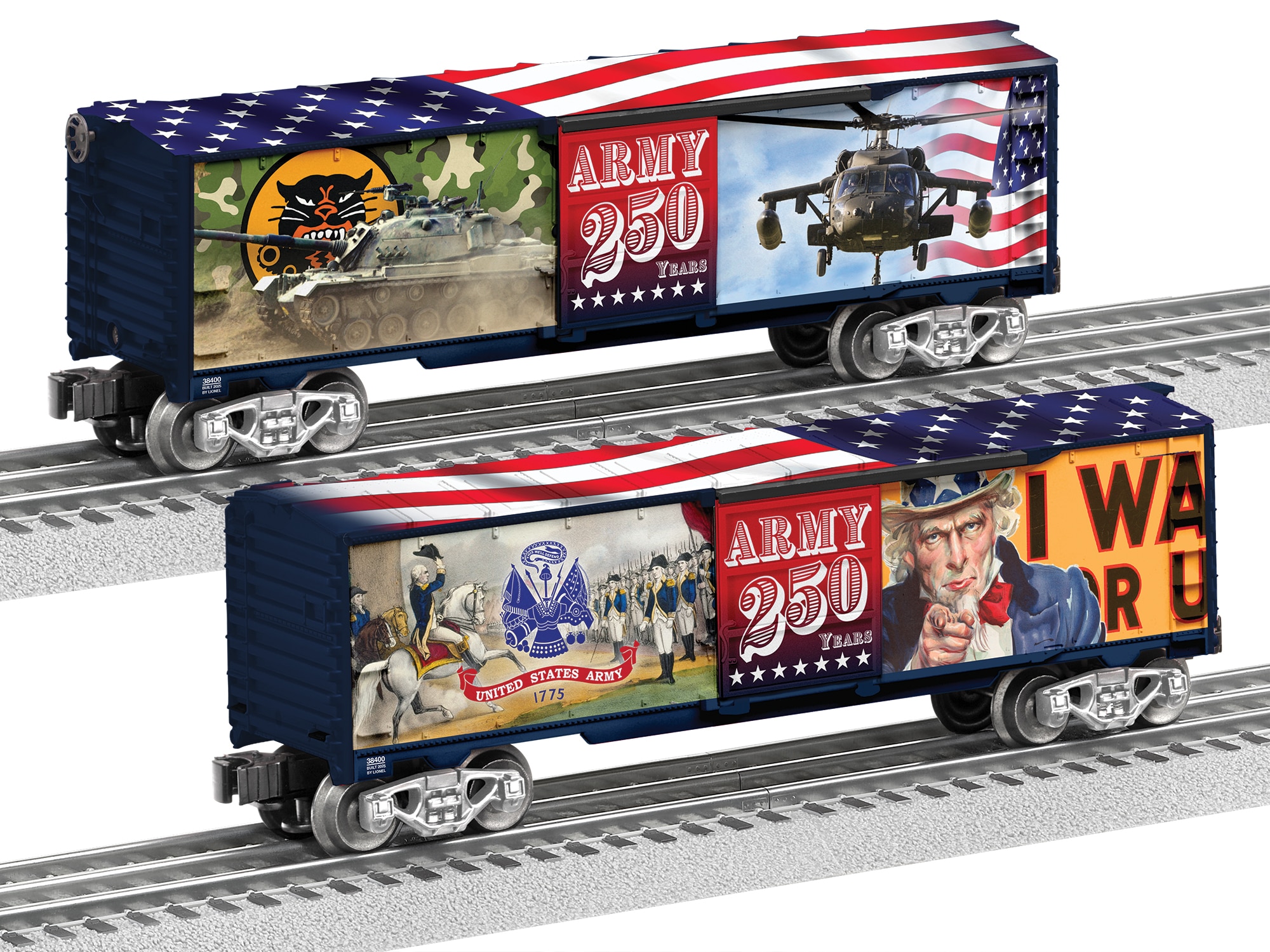 US Army 250th Anniversary MUSA Boxcar