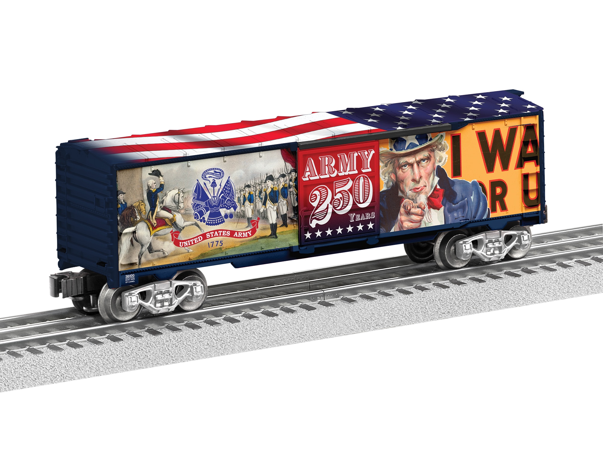 US Army 250th Anniversary MUSA Boxcar