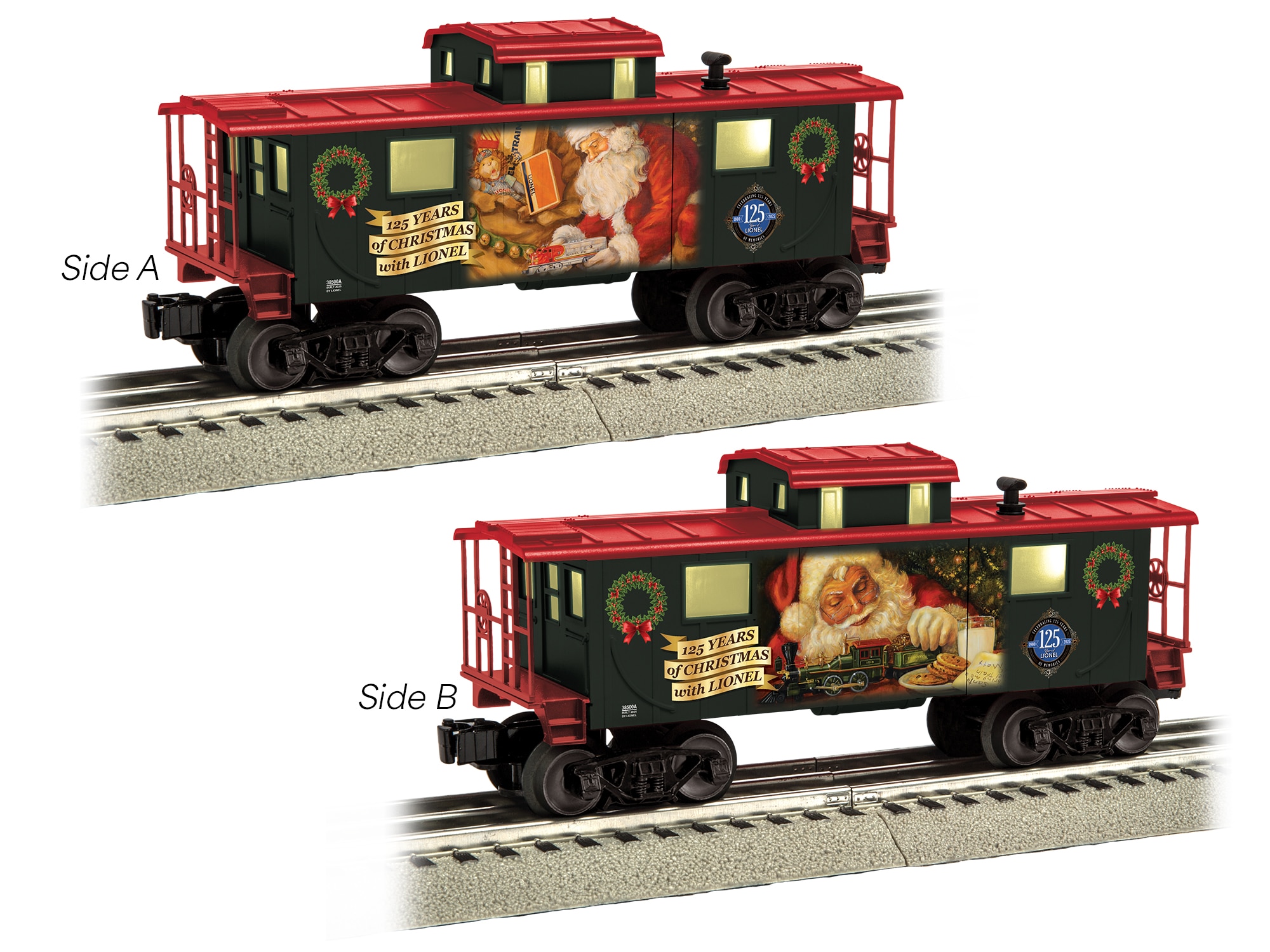 Lionelstore Exclusive Lionel 125 Christmas MUSA Caboose