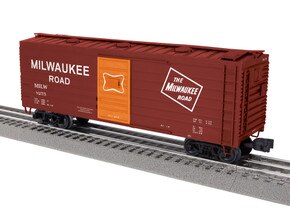 Milwaukee Road Rib-side Boxcar w/ roof hatches #8275