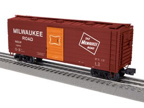 Milwaukee Road Rib-side Boxcar w/ roof hatches #8293