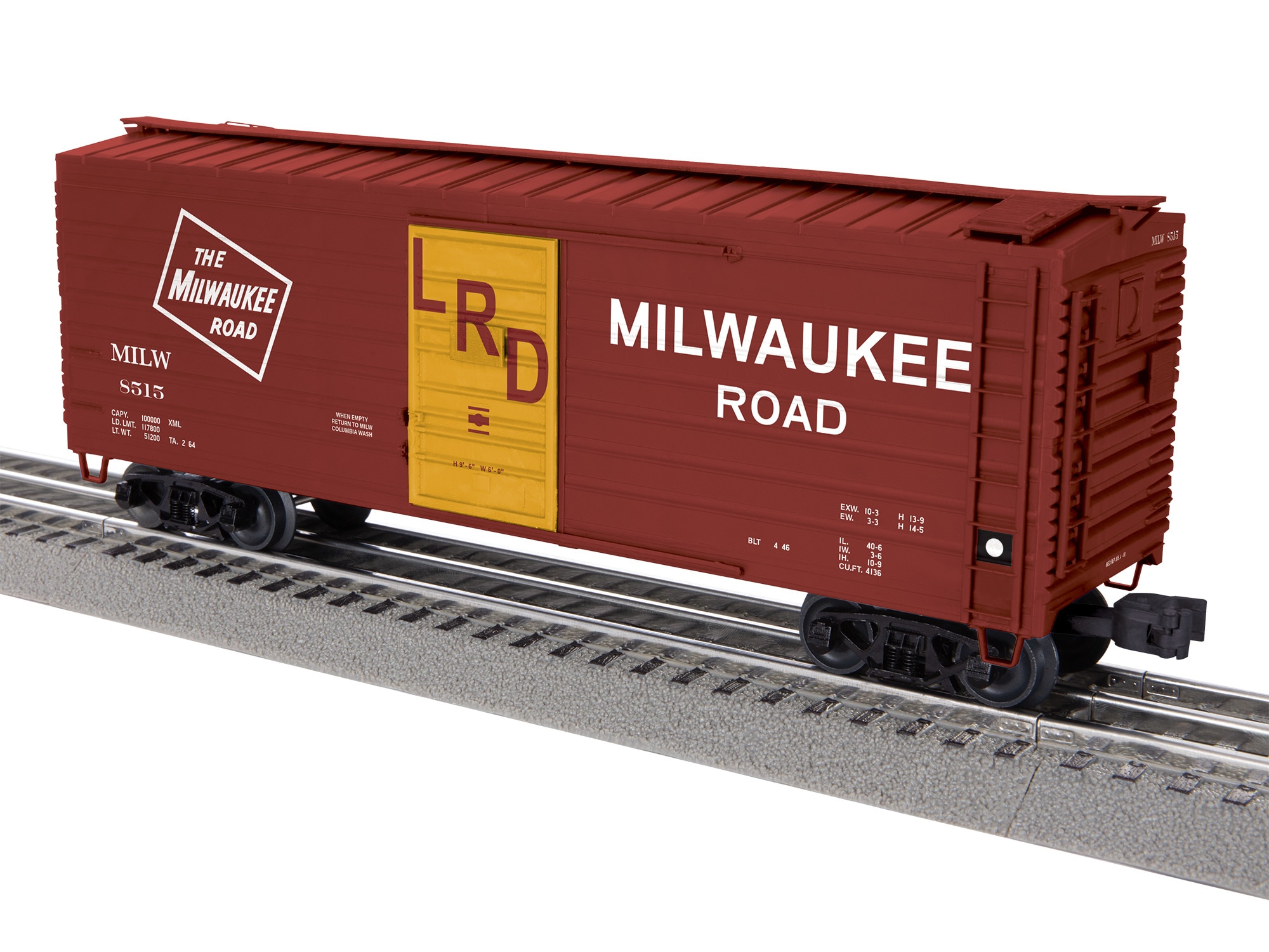 Milwaukee Road Rib-side Boxcar (LRD) #8515
