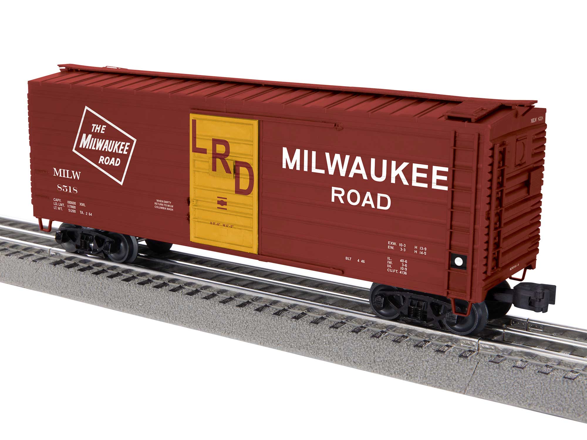 Milwaukee Road Rib-side Boxcar (LRD) #8518