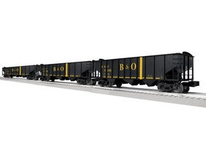 B&O 3-Bay Hopper w/Peaked Ends 3 Pack A