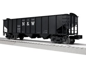 Norfolk & Western 3-Bay Hopper w/Peaked Ends #21348