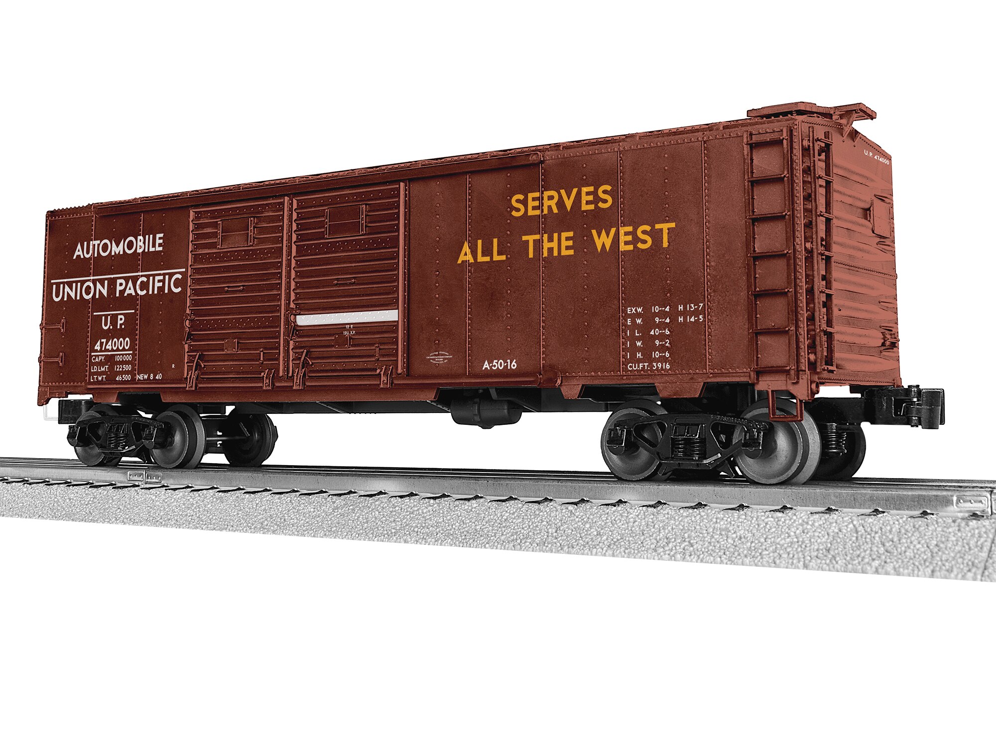 Union Pacific 40' Double Door Boxcar #474000