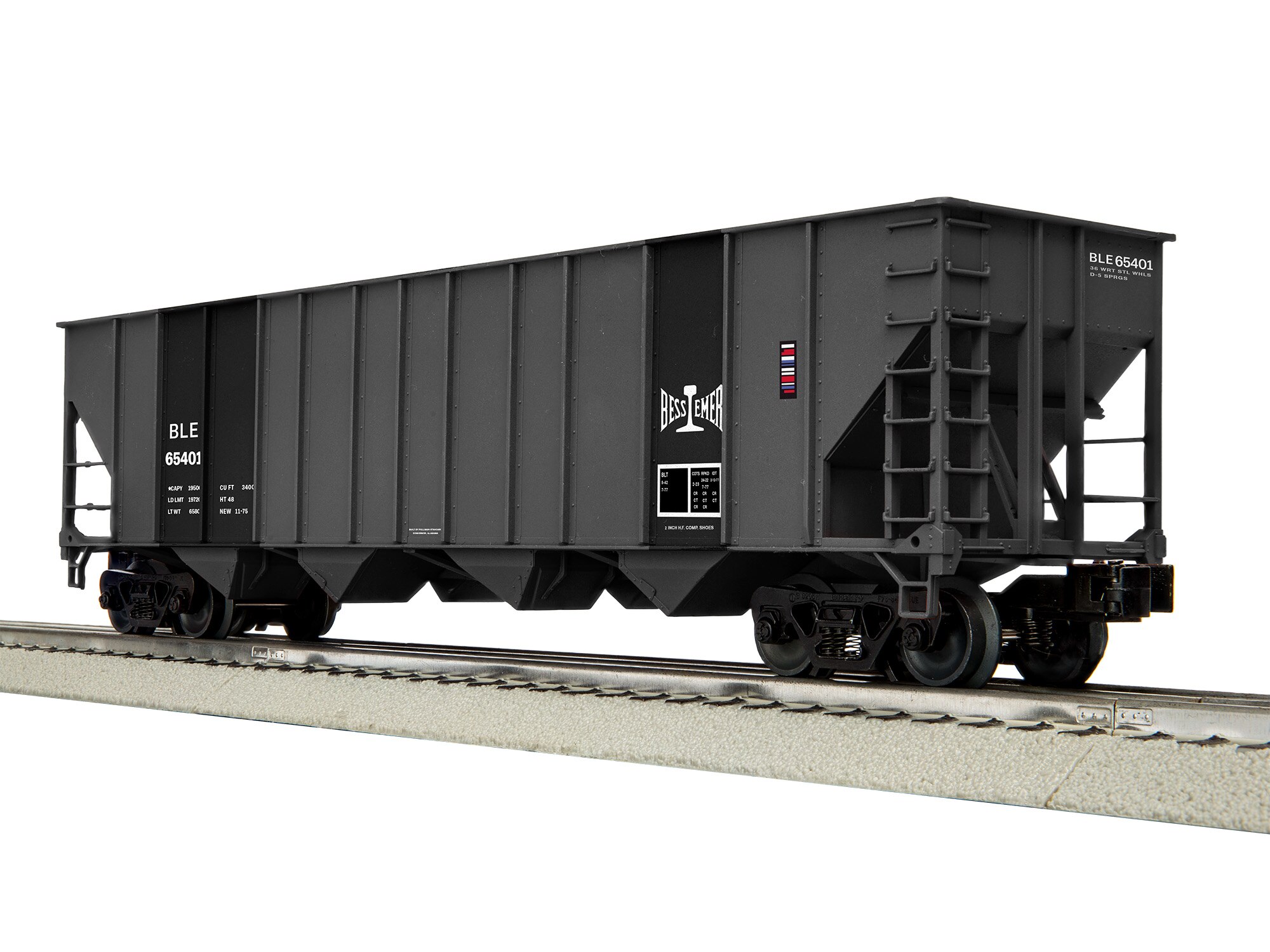 Bessemer & Lake Erie 4 Bay Hopper 3 Pack B