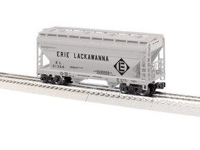Erie Lackawanna 2 Bay ACF Covered Hopper #21366
