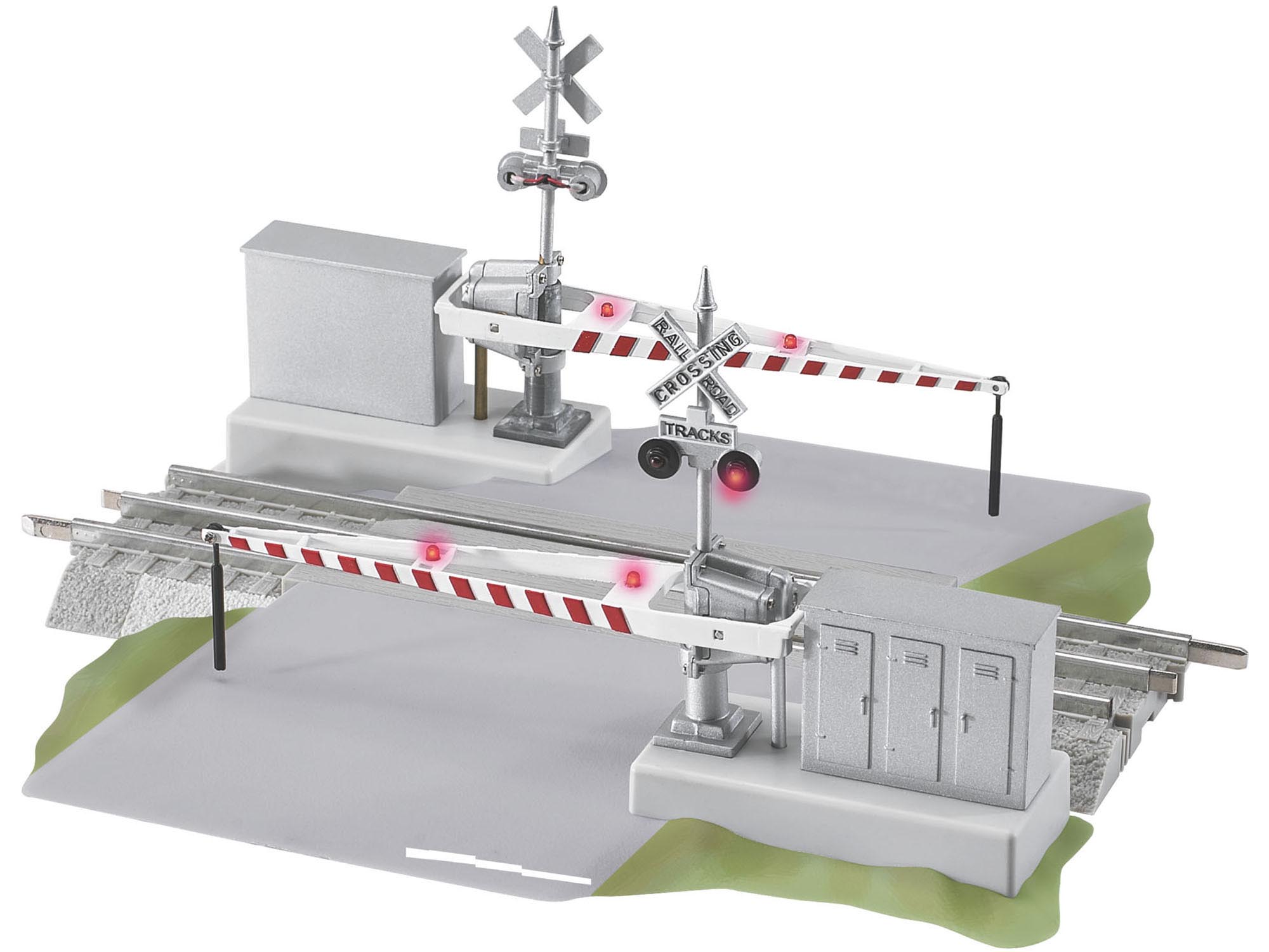 FasTrack Grade Crossing with Gates and Flashers