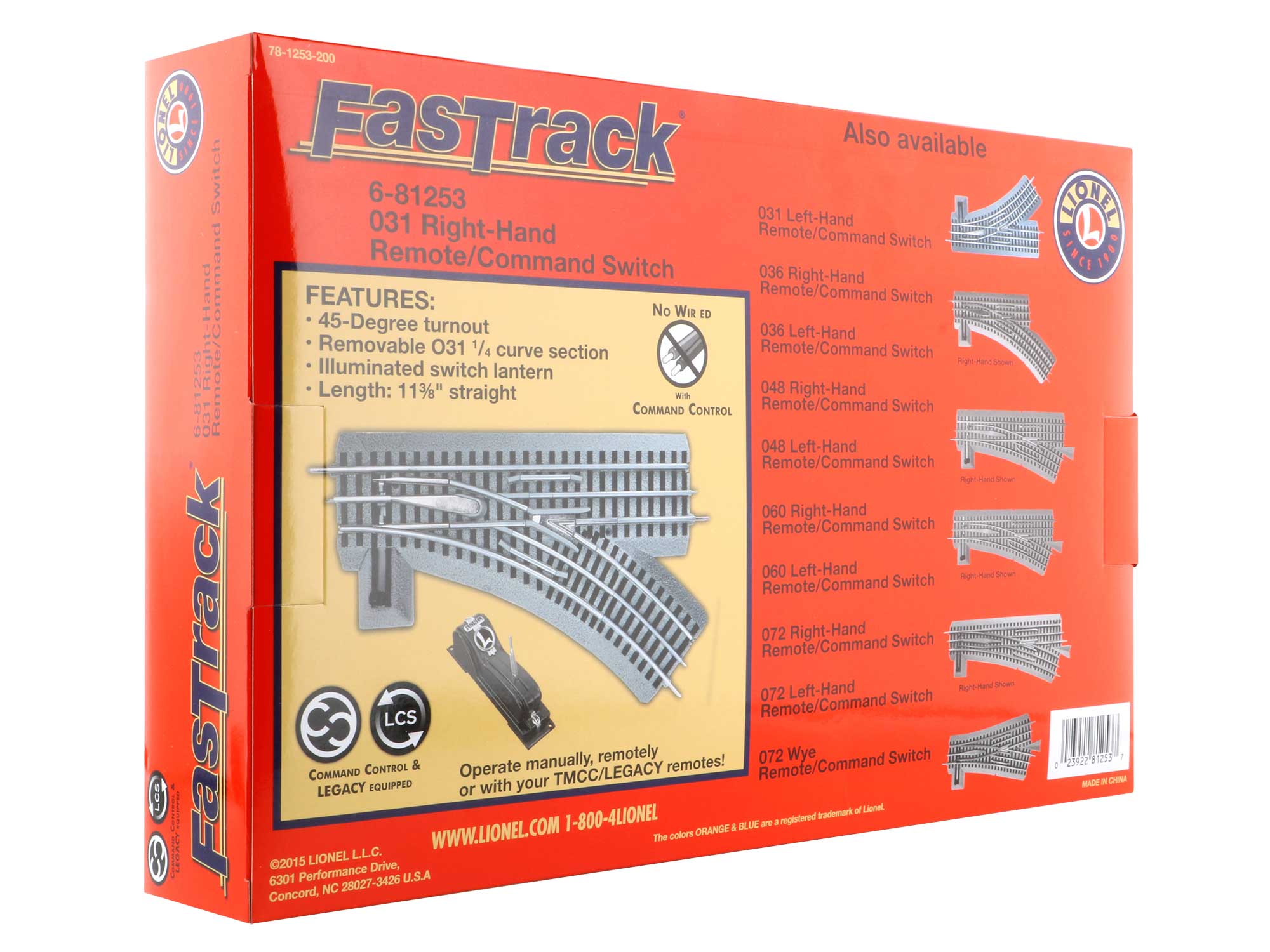 FasTrack O31 Remote/Command Switch - Right Hand