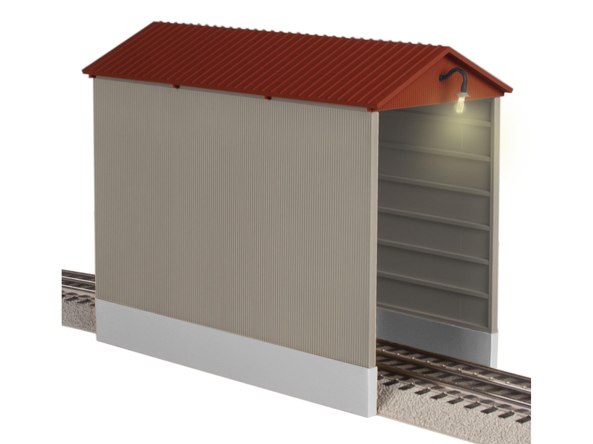 Illuminated Hopper Shed
