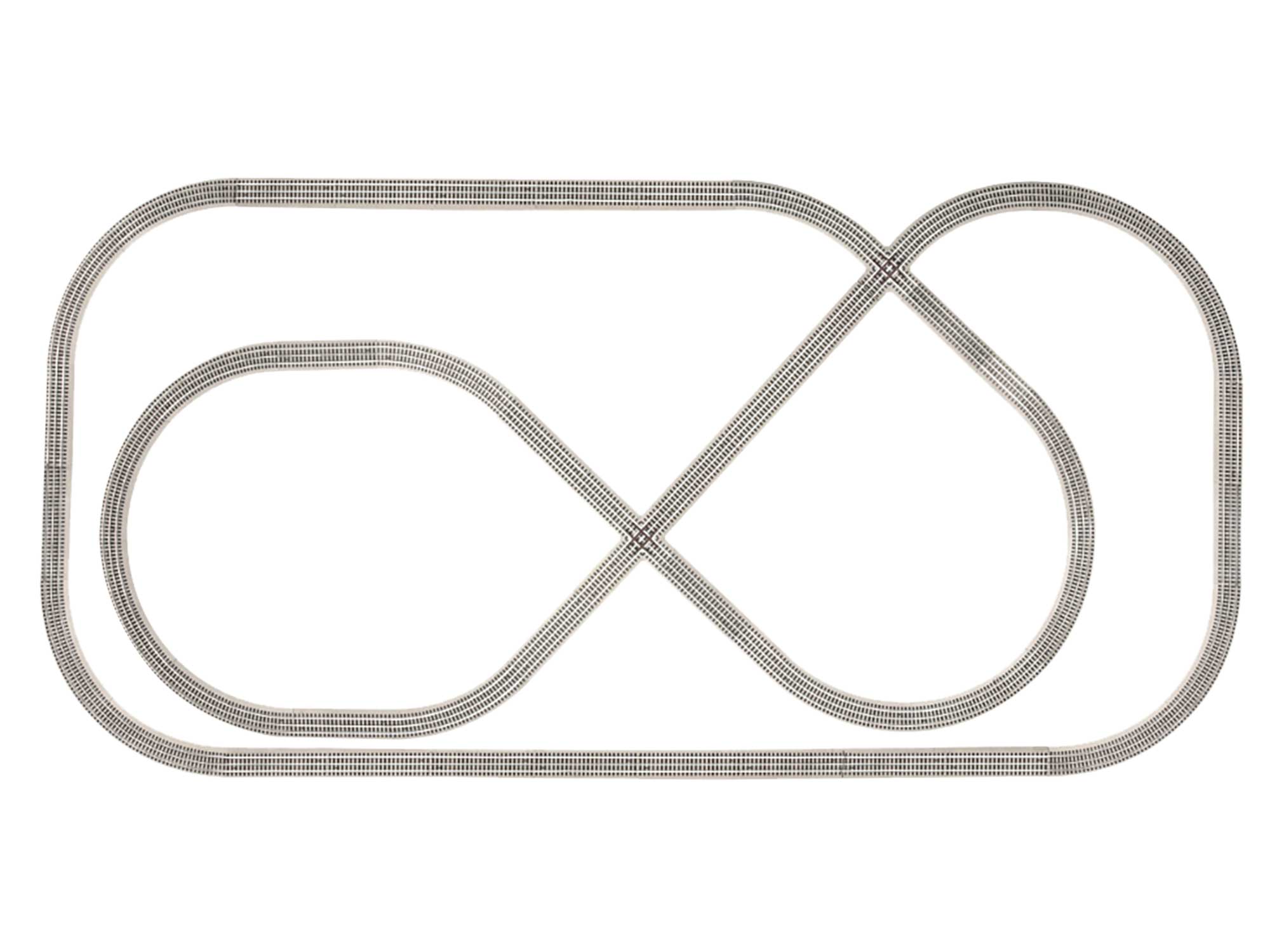 Deluxe FasTrack® Layout (54 Piece Set)