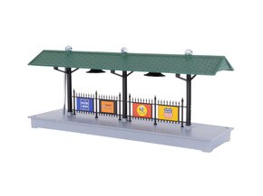 Illuminated Station Platform
