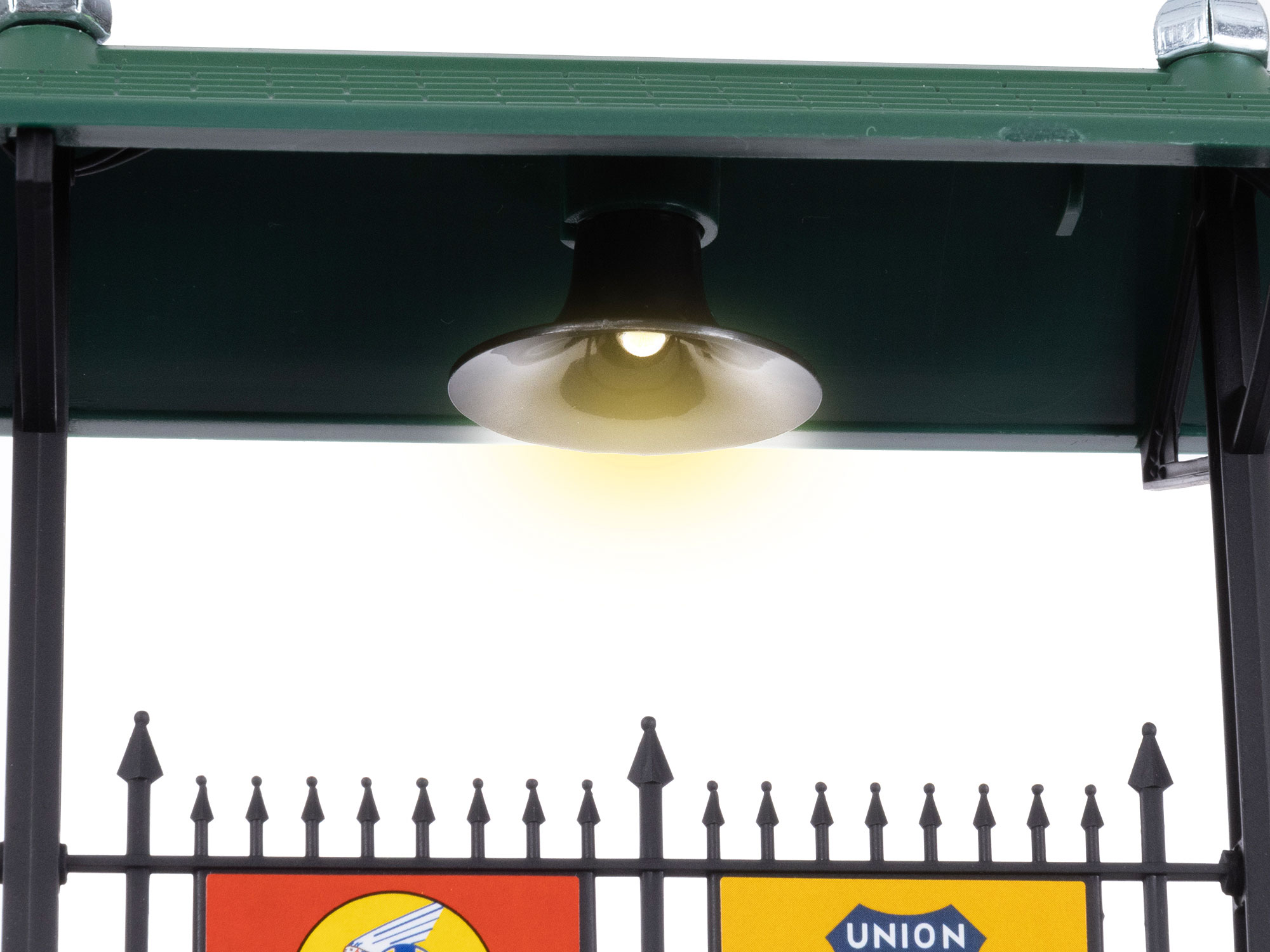 Illuminated Station Platform