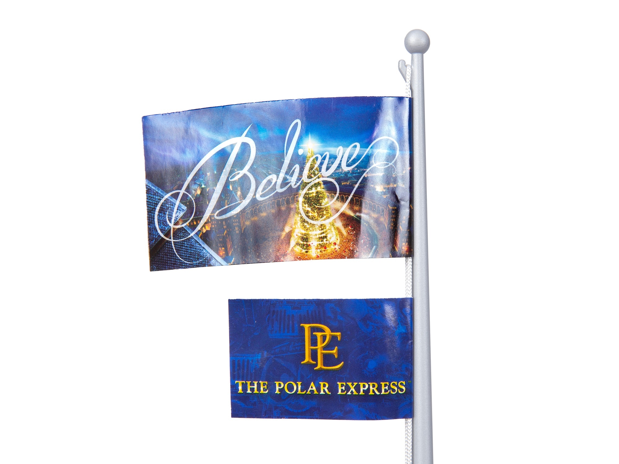 Plug-Expand-Play The Polar Express™ Illuminated Flagpole