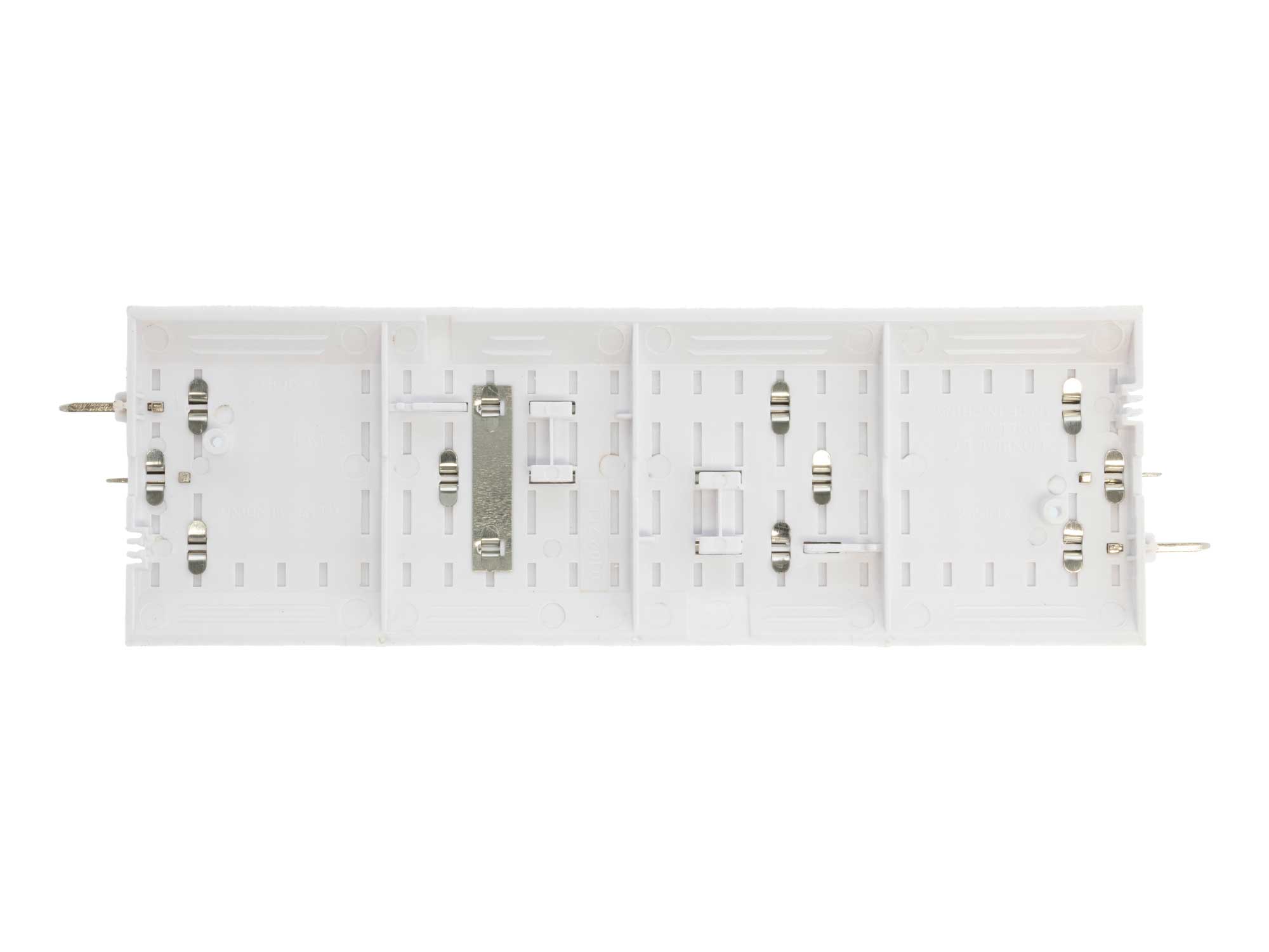 White 10" Straight FasTrack 4-Pack 