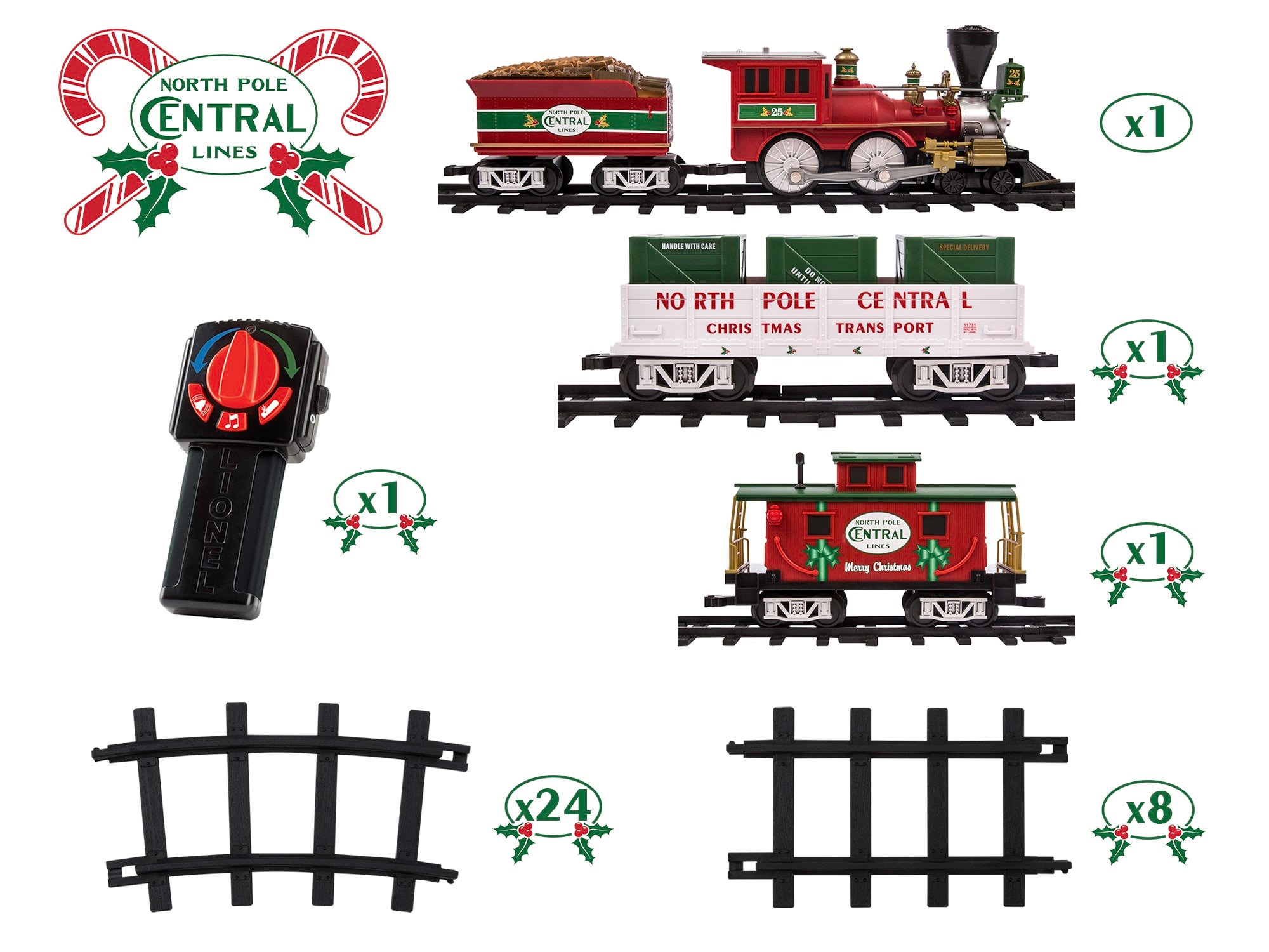 North Pole Central Ready-to-Play Freight Set