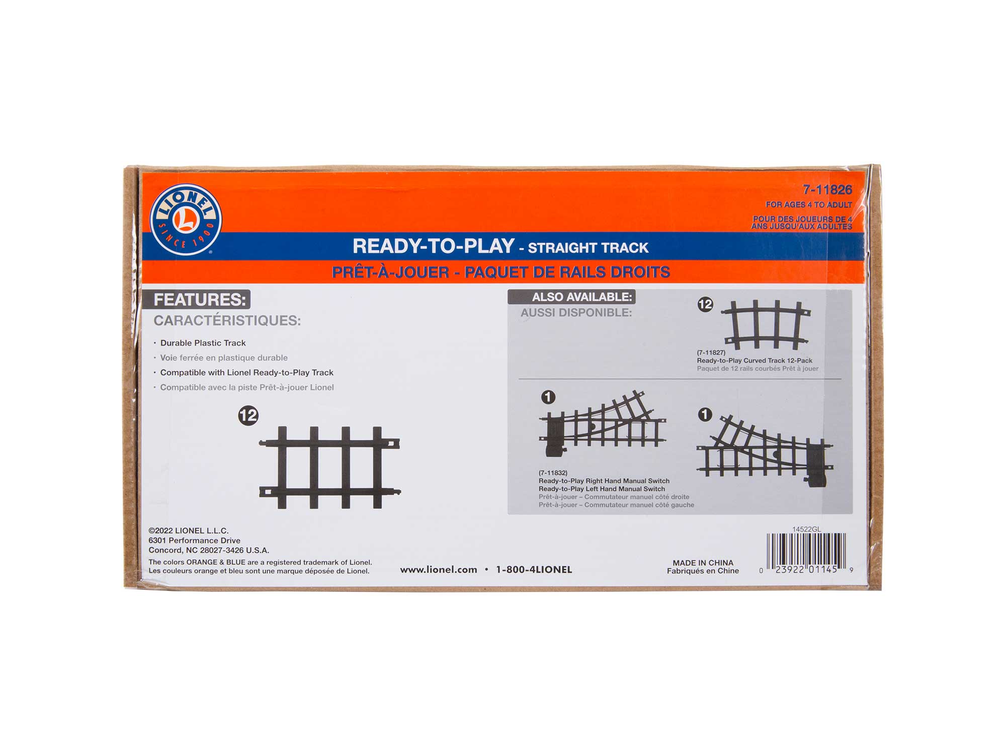 12 Piece Ready-to-Play Straight Track Pack