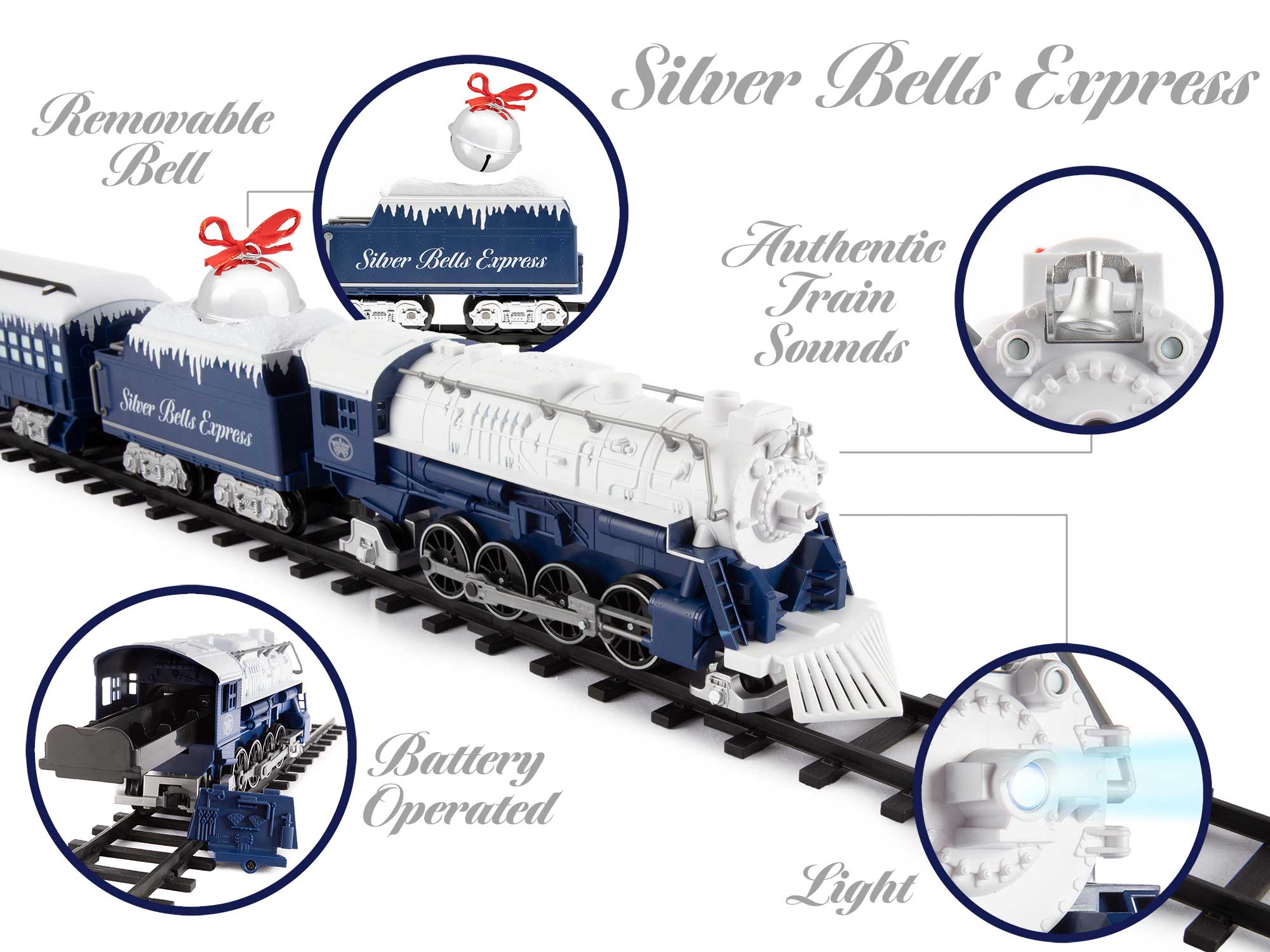 Silver Bells Express Ready-to-Play Train Set