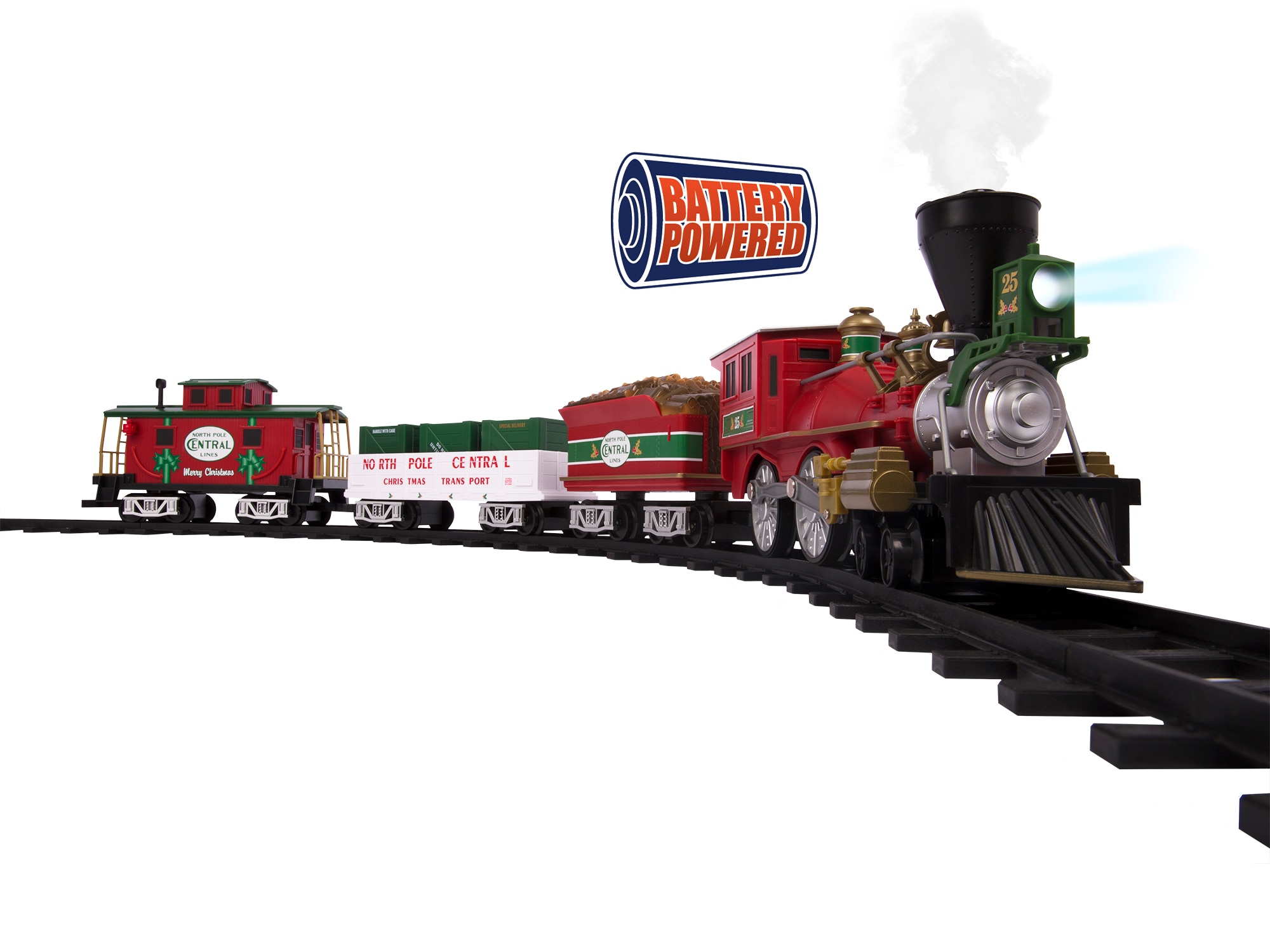 North Pole Central Ready-to-Play Train Set w/ Bluetooth