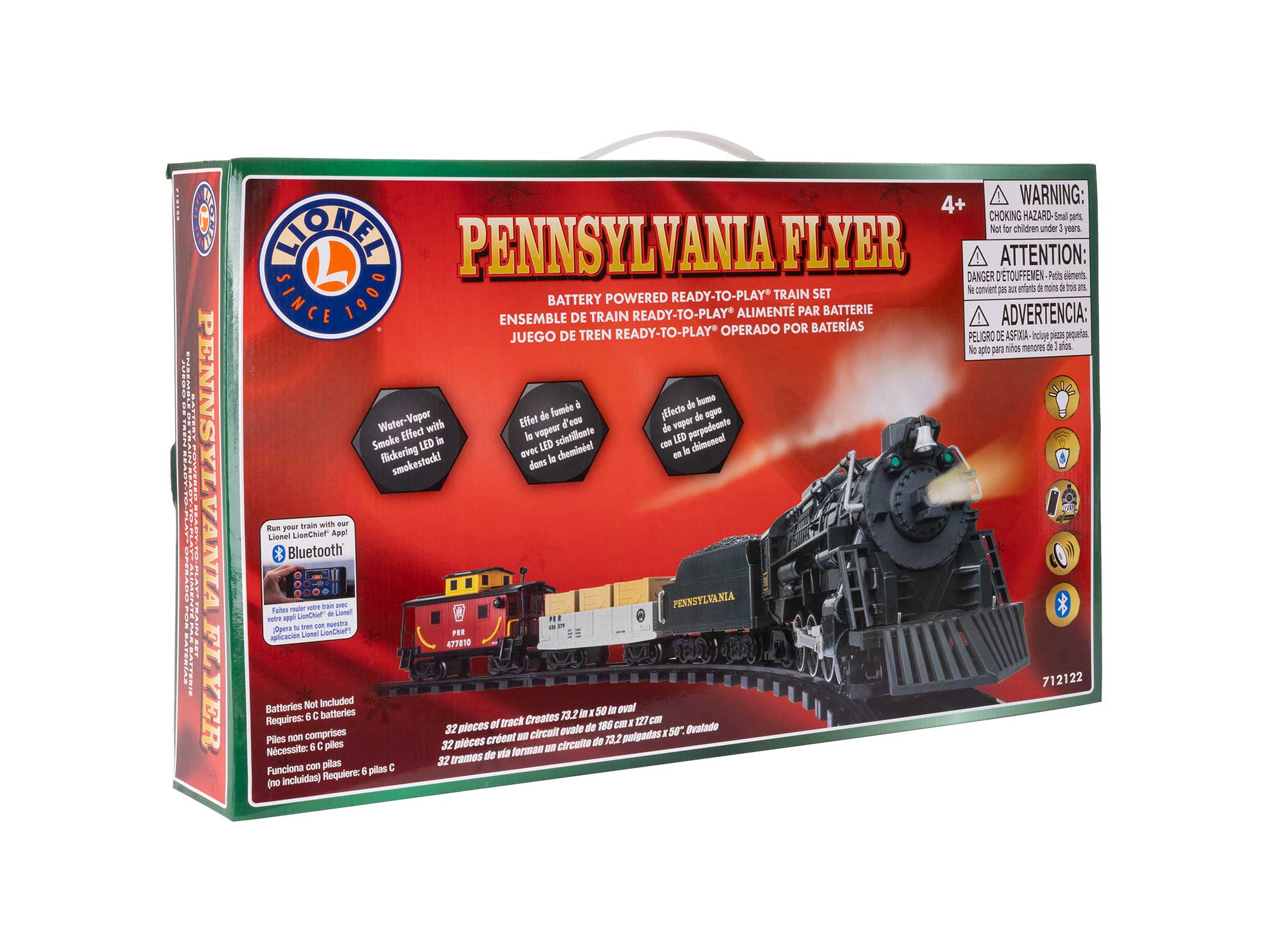 Pennsylvania Flyer Freight Ready-to-Play Train Set w/ Bluetooth