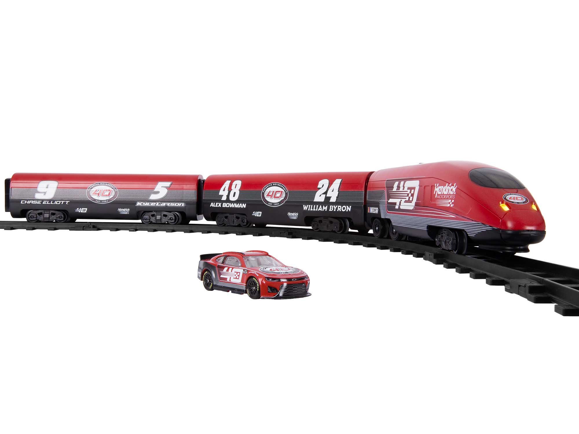HENDRICK MOTORSPORTS 40TH ANNIVERSARY MINI READY TO PLAY TRAIN SET