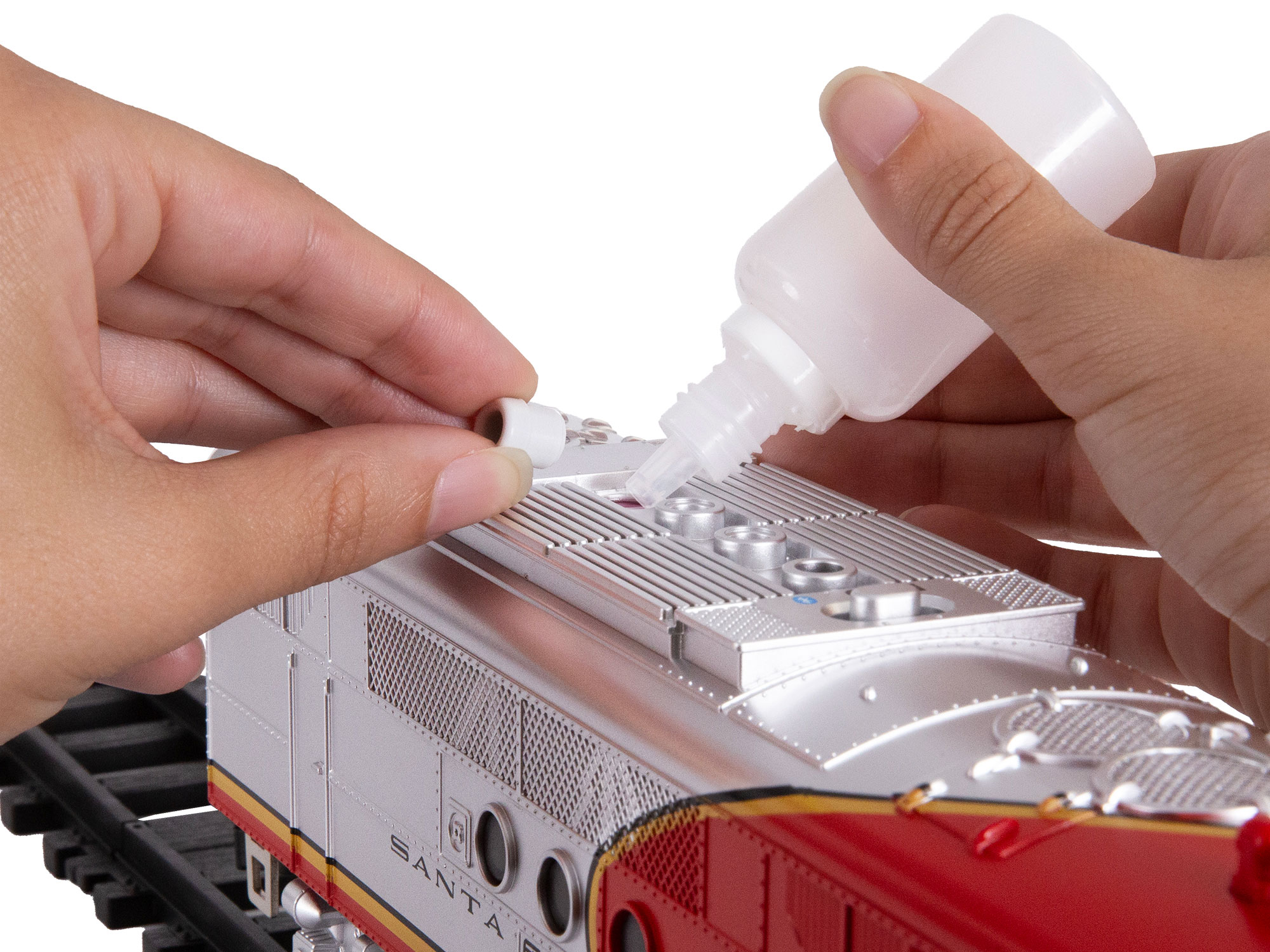 Santa Fe Flyer Freight Battery Operated O-Gauge Train Set