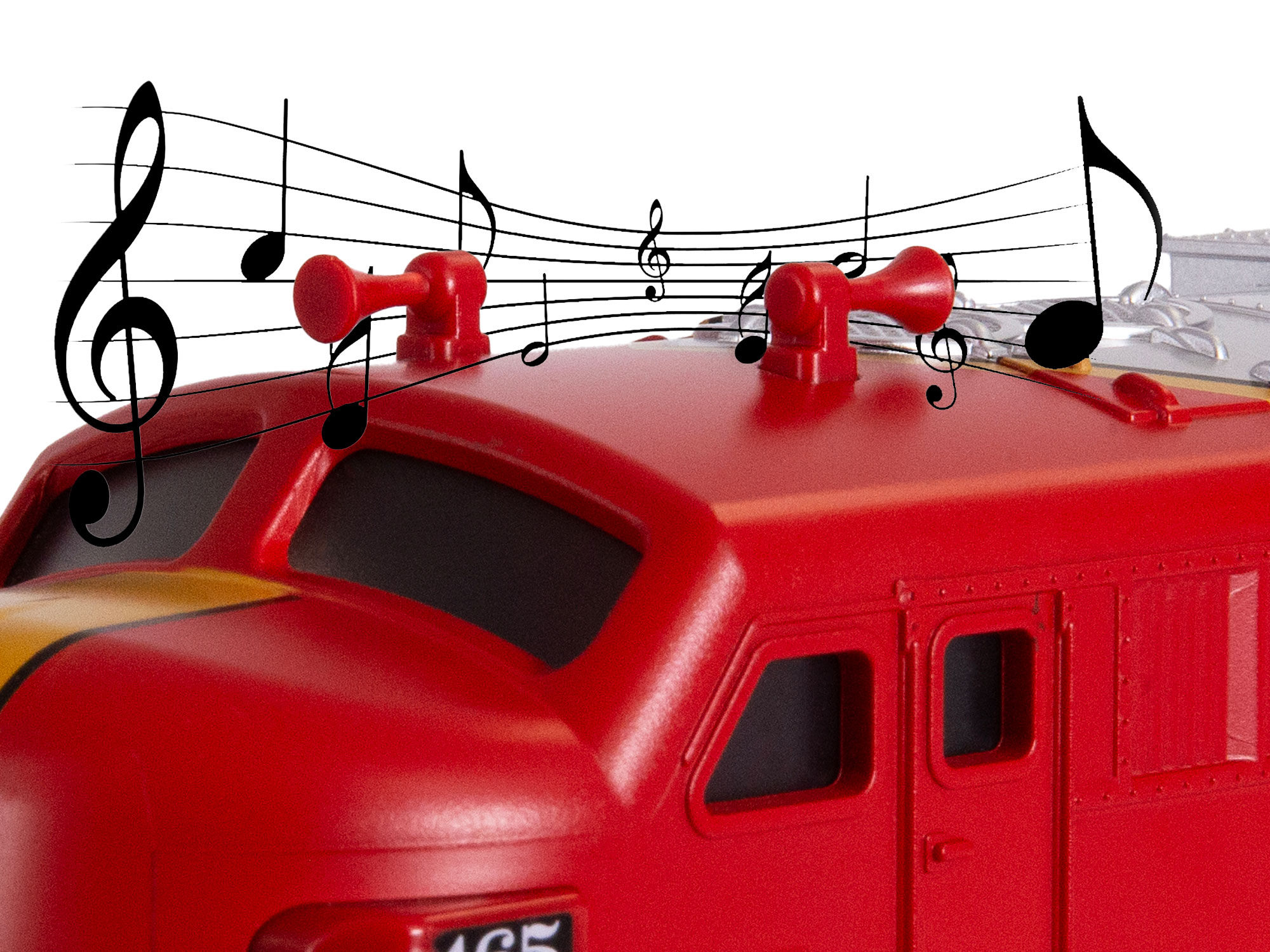 Santa Fe Flyer Freight Battery Operated O-Gauge Train Set