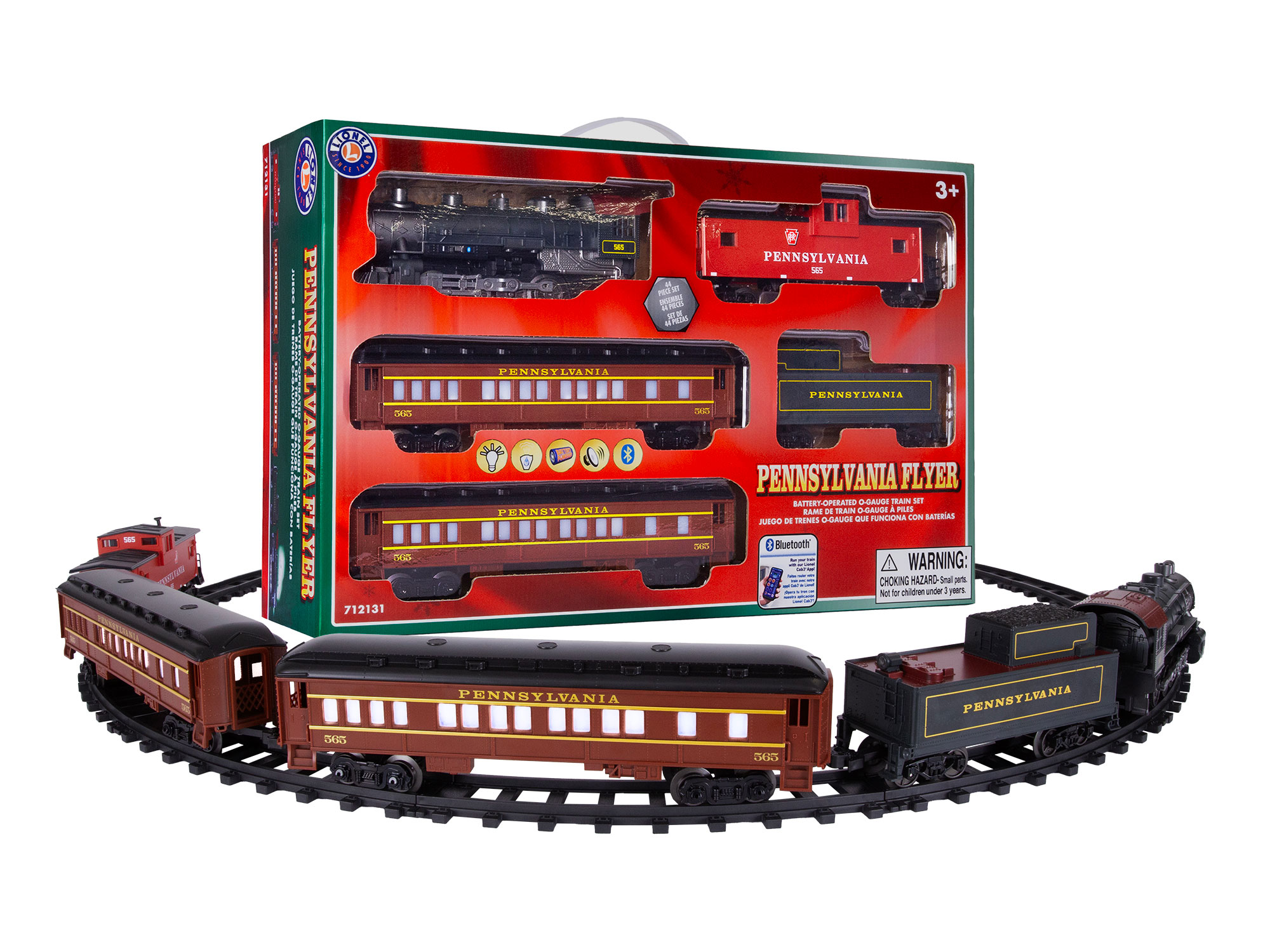 Pennsylvania Flyer Battery Operated O-Gauge Train Set