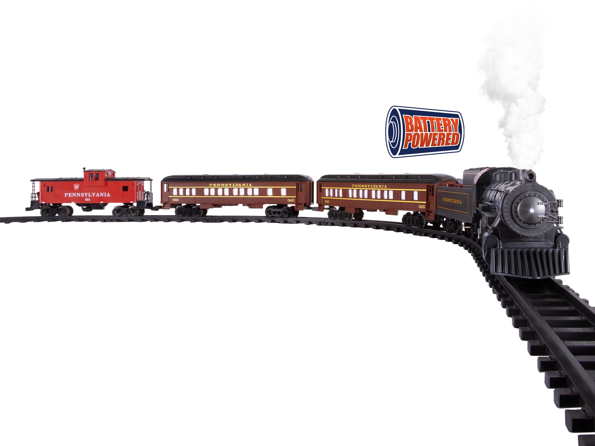 Pennsylvania Flyer Battery Operated O-Gauge Train Set