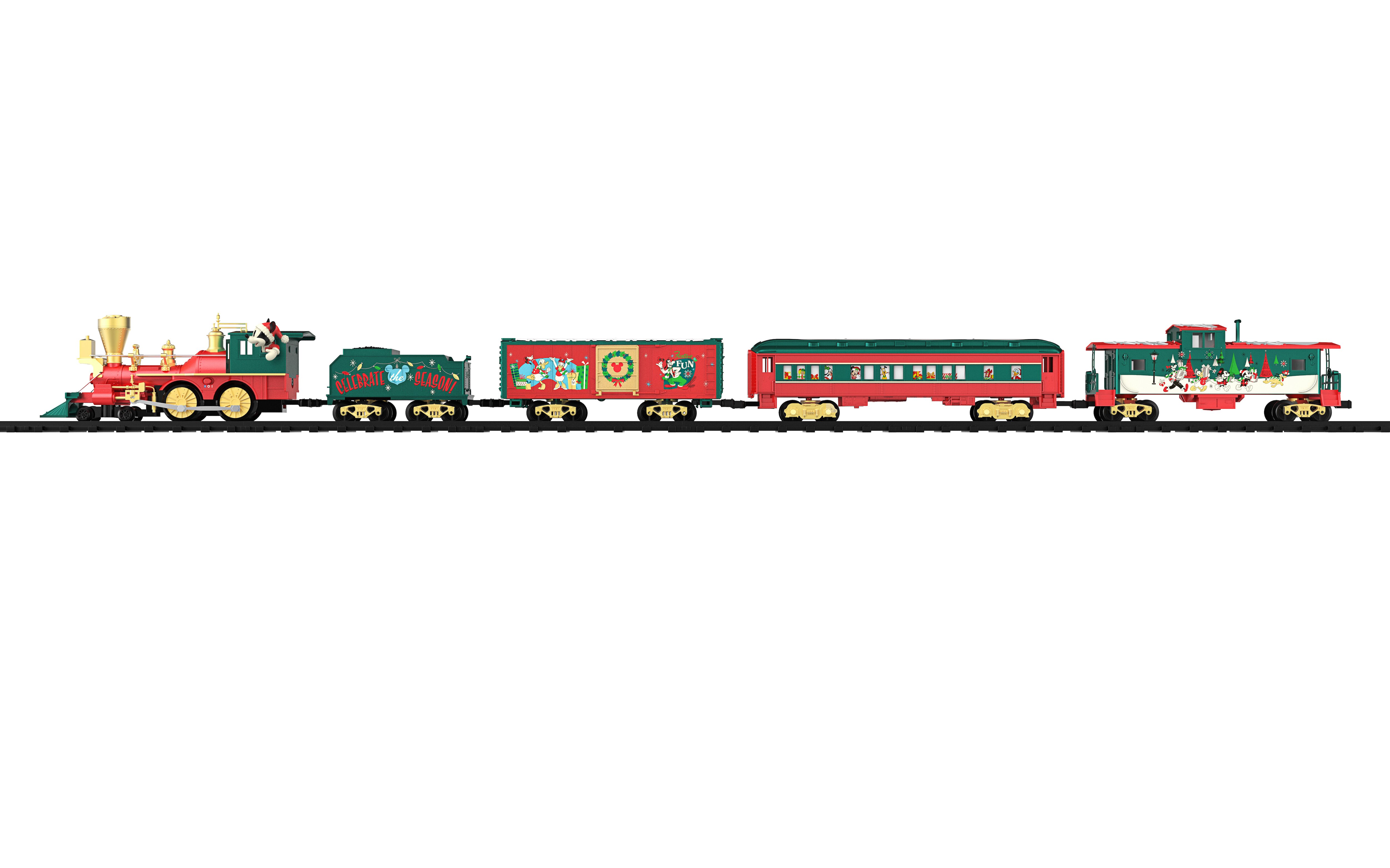Disney Christmas Battery Operated O-Gauge Train Set