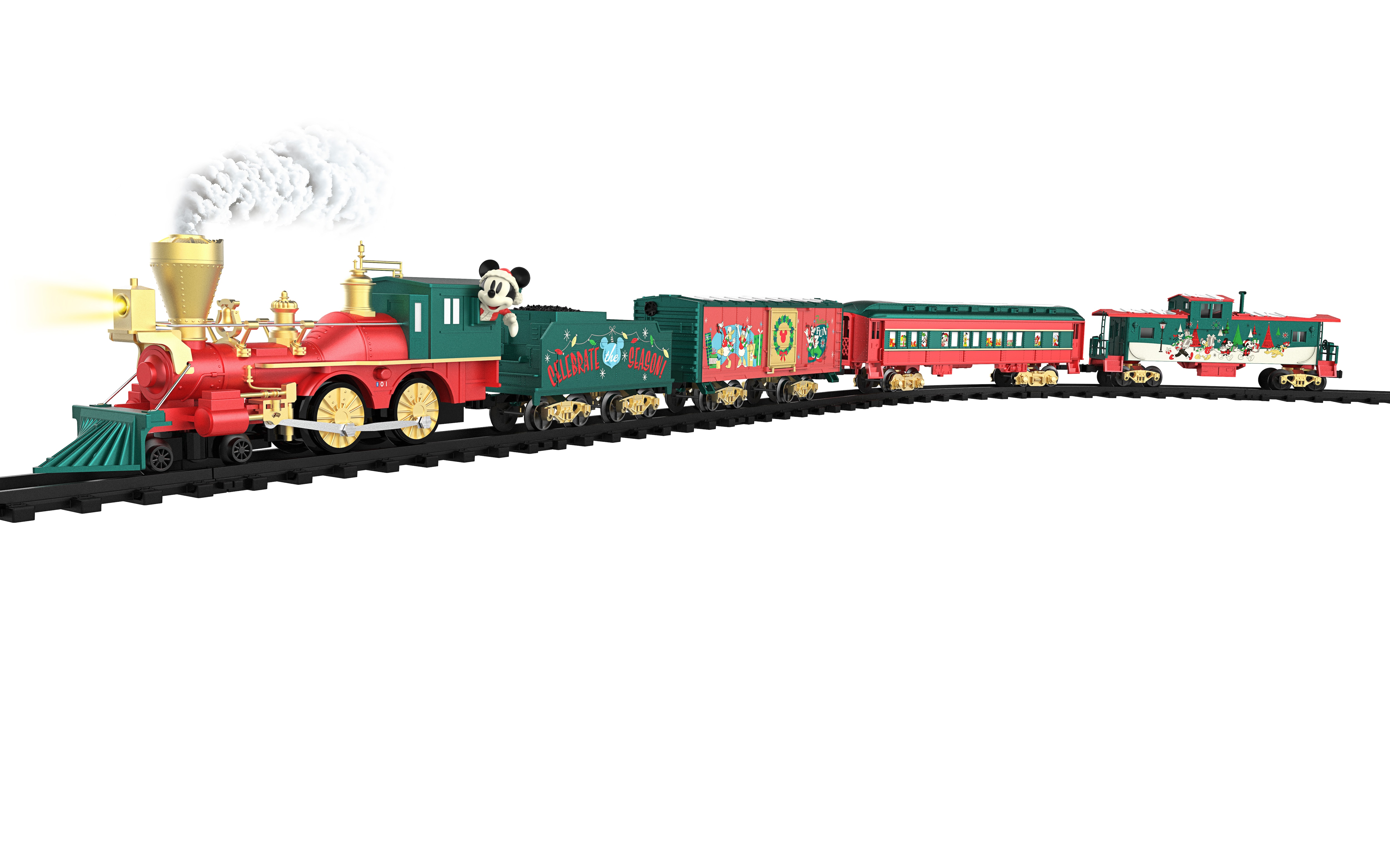Disney Christmas Battery Operated O-Gauge Train Set