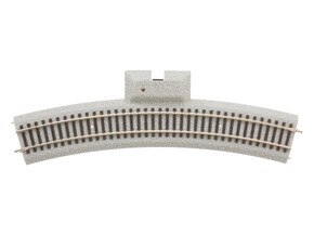 HO FasTrack Curved Terminal Track