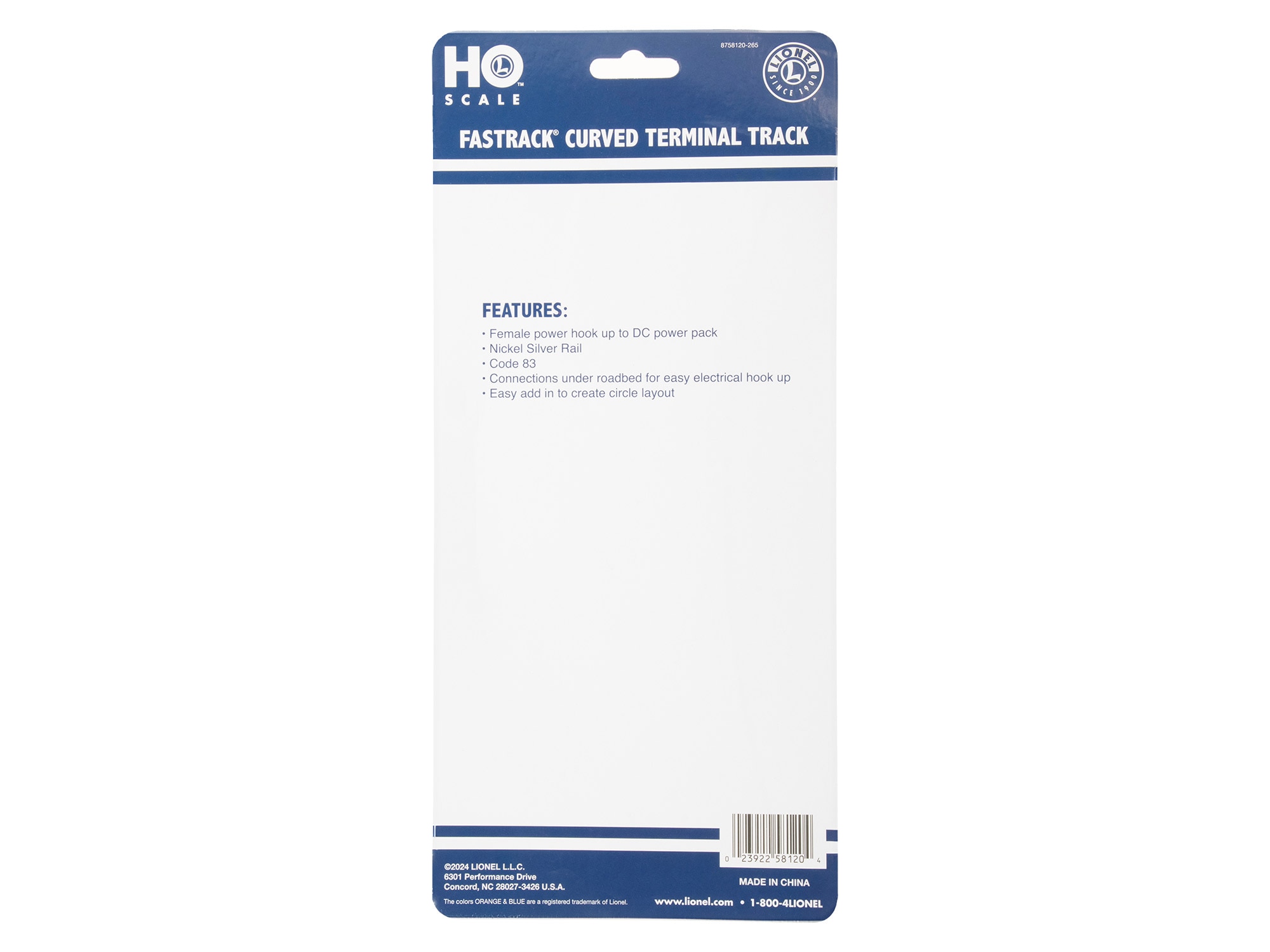 HO FasTrack Curved Terminal Track